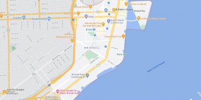 Mapa Brickell Miami