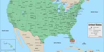 Miami na mapie USA