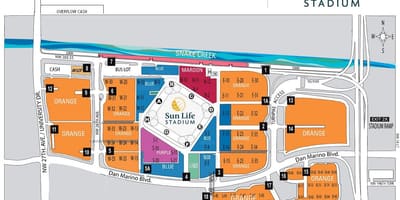 Słońce parking życia stadionu mapie